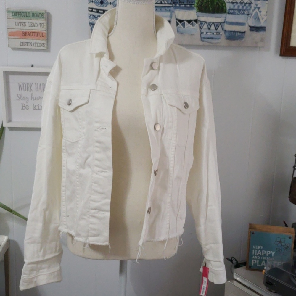 White Jean Jacket